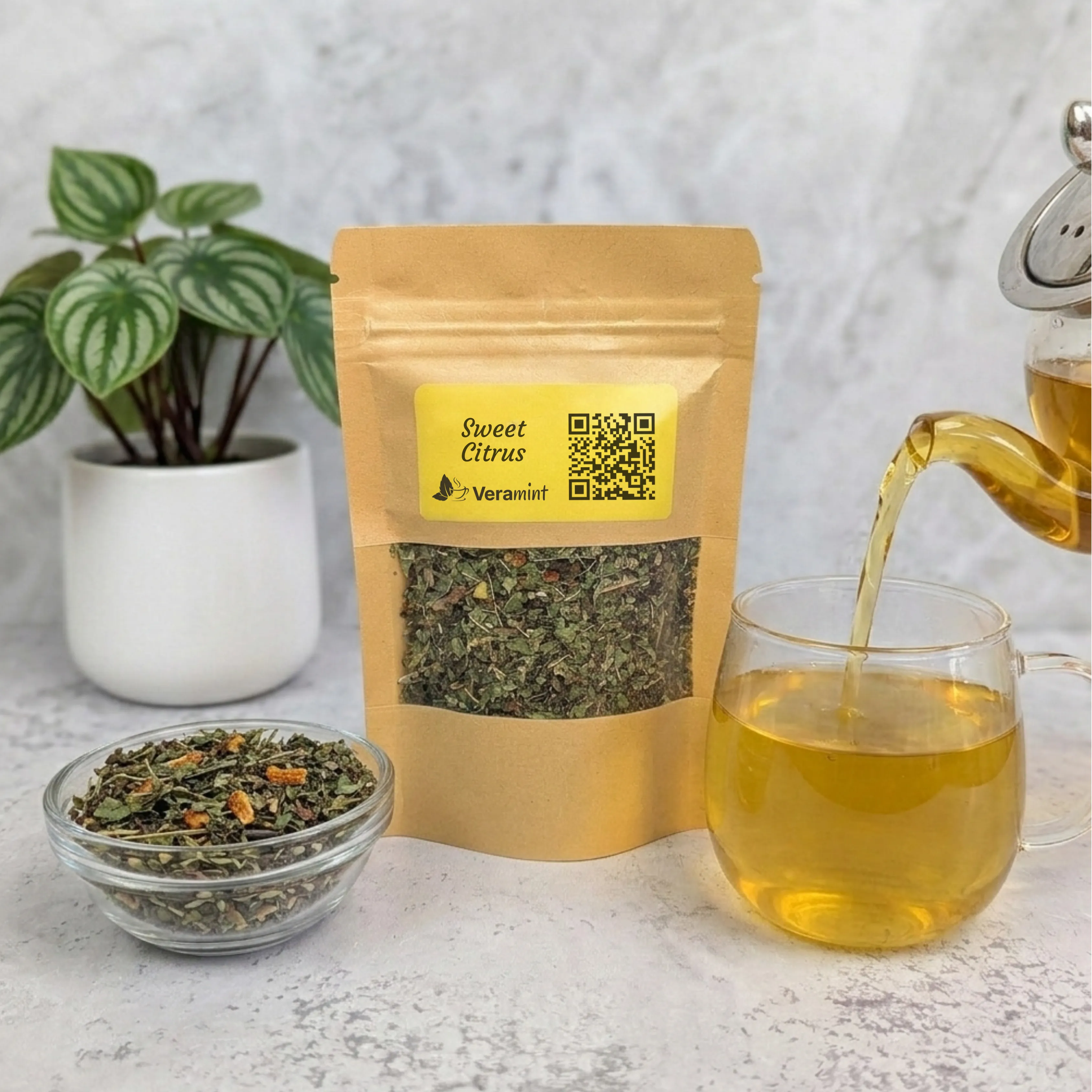 sweet citrus tea blend packet photo