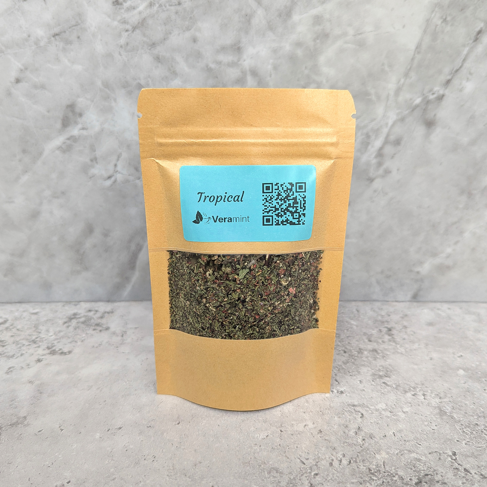 tropical tea blend packet photo