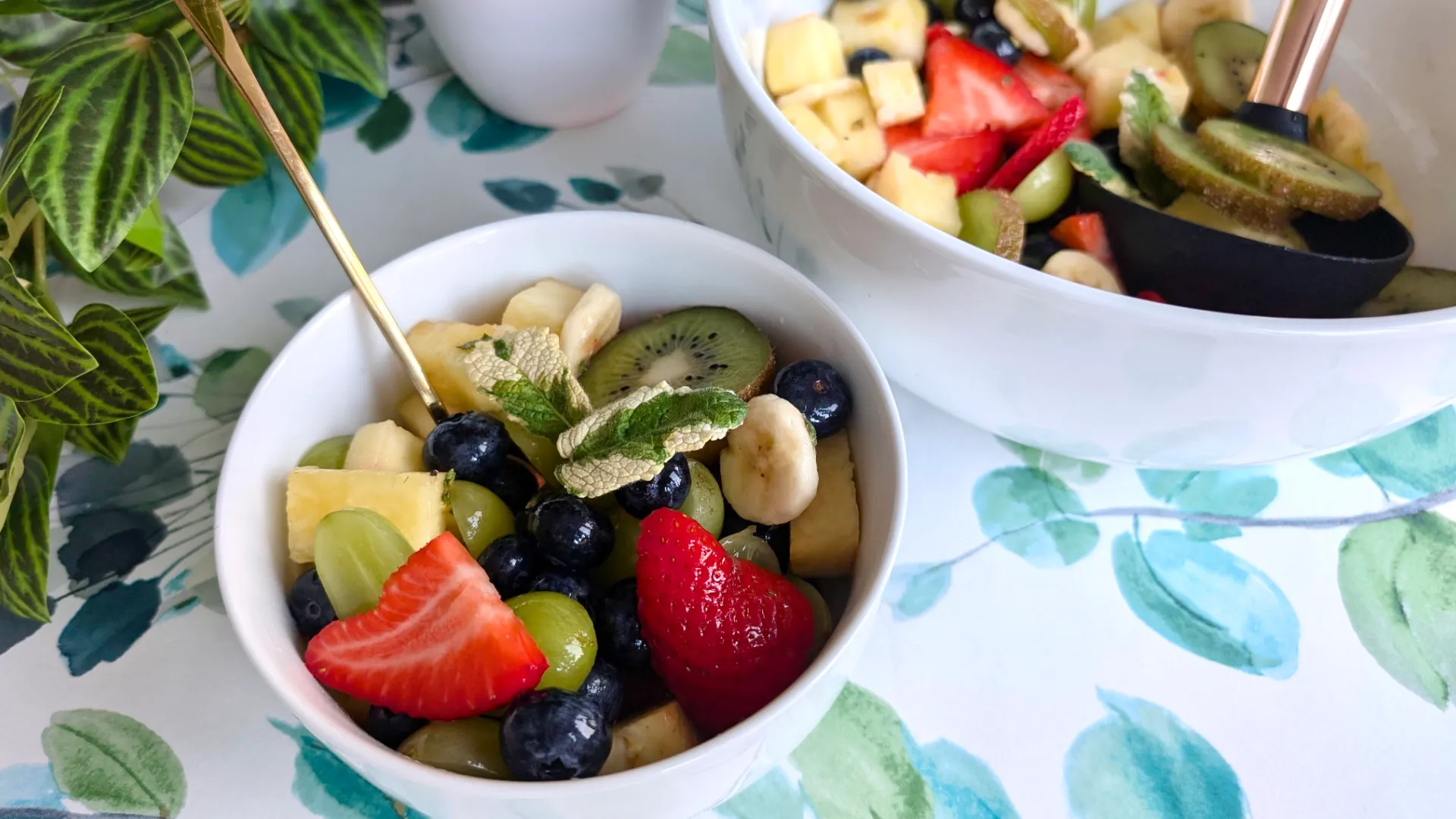 Fresh Fruit Salad & Mint recipe