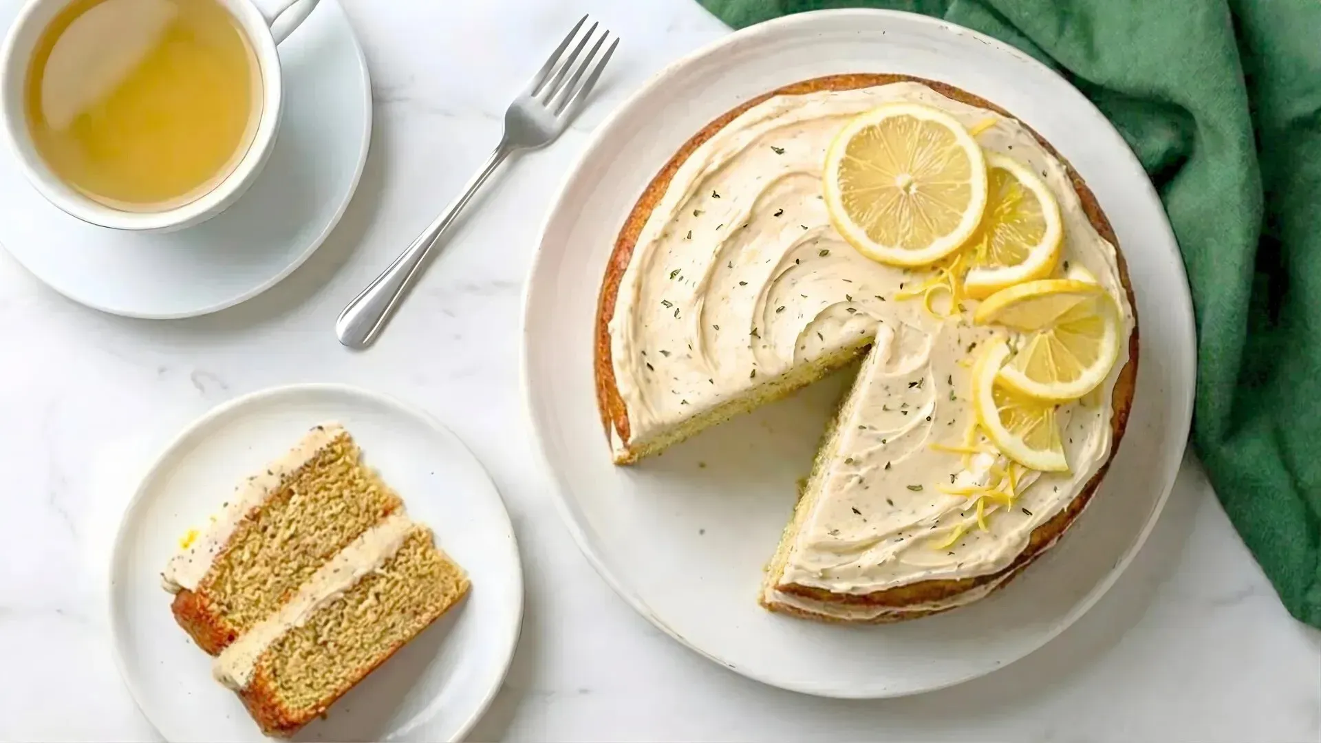 Easy Mint Tea Cake recipe