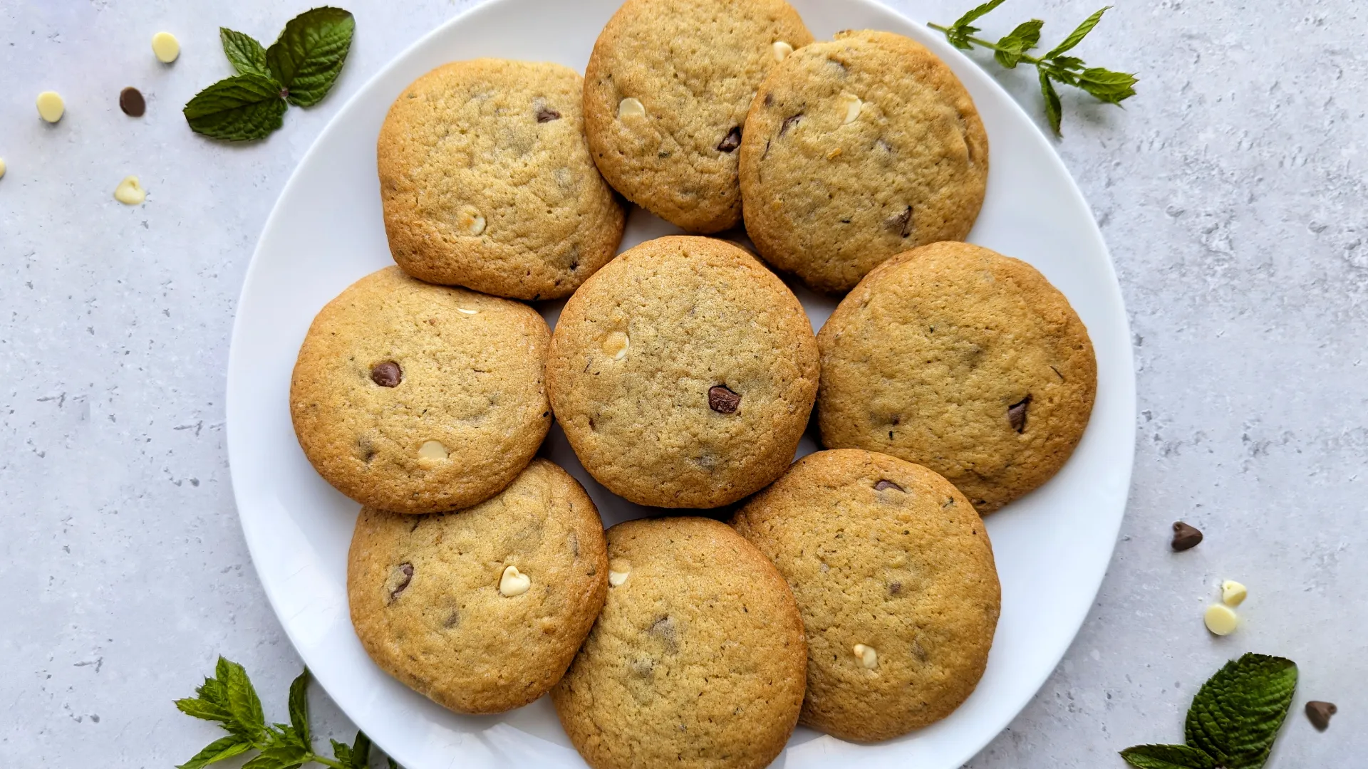 Mint Chocolate Chip Cookies recipe