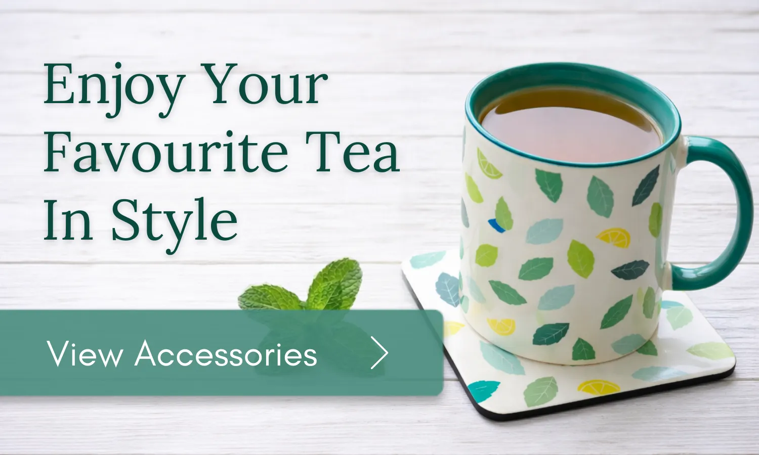 Banner promoting merch store