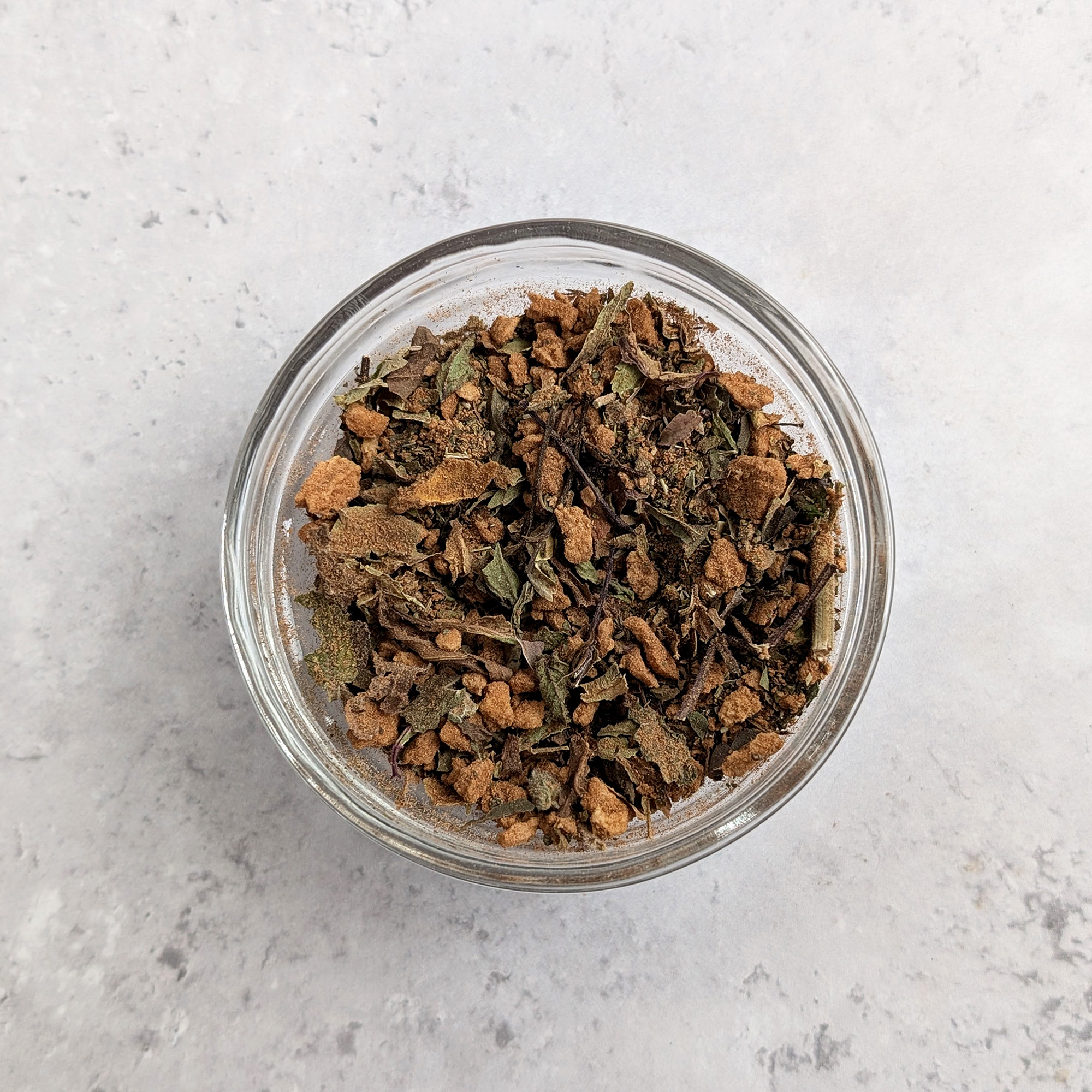 spiced fruit tea blend in bowl photo