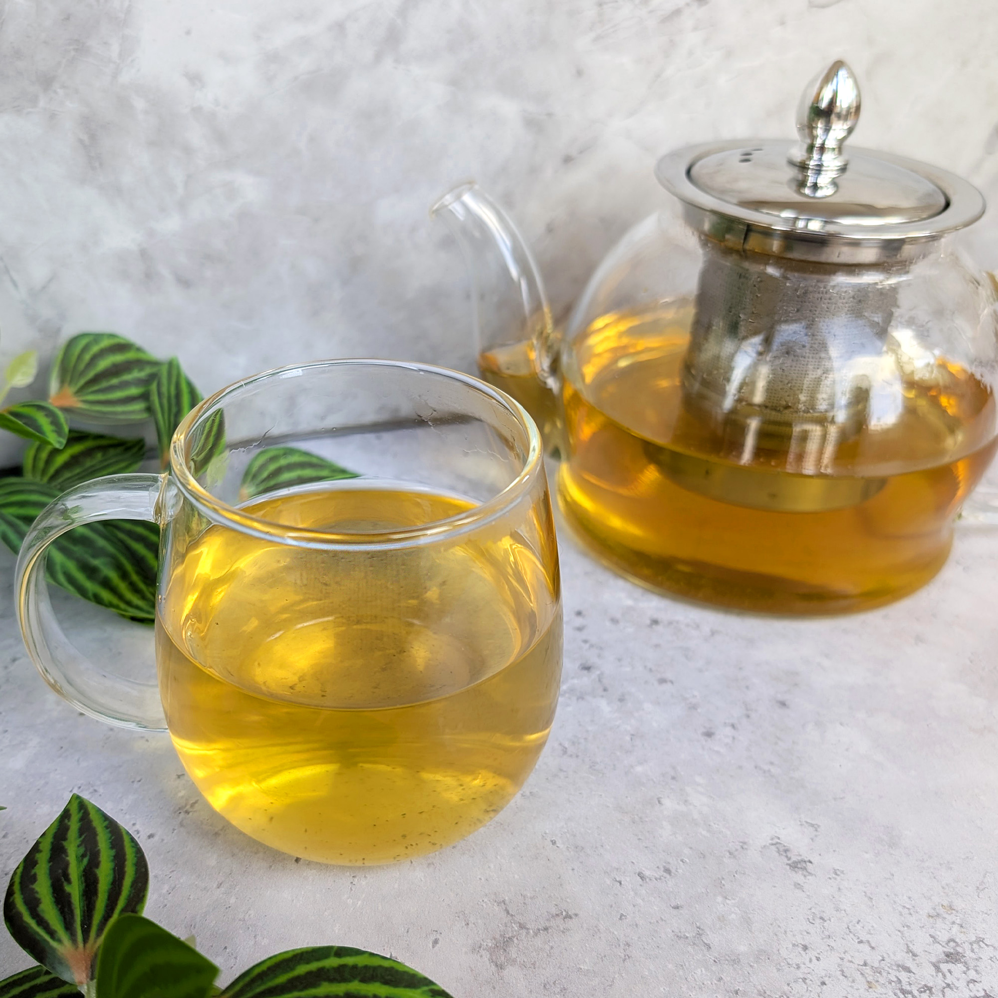 sweet citrus tea blend brewed tea photo