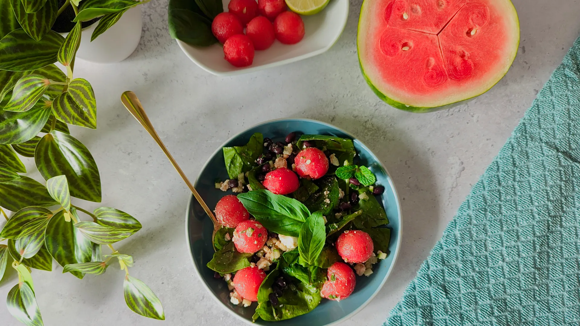 Watermelon and Feta Salad recipe
